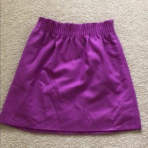 J. Crew Purple Skirt